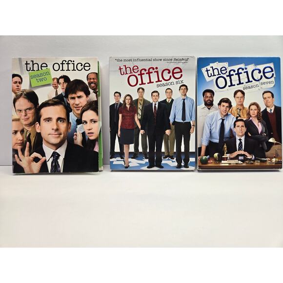 3 Seasons DVD Bundle of The Office US TV Show Seasons 2, 6 & 7 Boxsets - Picture 1 of 2